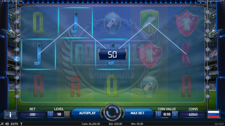 Fußball Champions Cup video slot